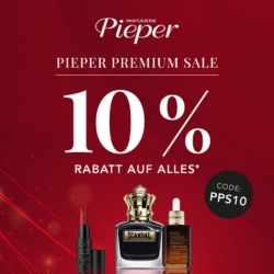 Parfümerie Pieper: Premium Sale mit 10% Rabatt auf fast alles