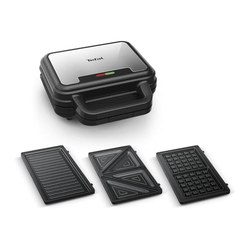 Tefal Ultracompact 3-in-1 Sandwich-/Waffel-/Panini-Gerät (SW383D10) für 45,90€ statt 51,39€