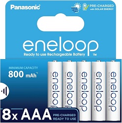 eneloop AAA/Micro Packung mit 8 NI-MH-Akkus für 17,98€ (Vergleich: 21,84€)