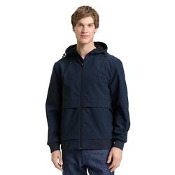 TOM TAILOR Denim Herren Softshell-Jacke mit Kapuze ab 31,99€ statt 44,89€