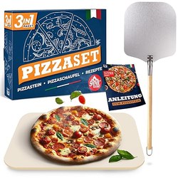 Blumtal Pizzastein (38×30 cm, Cordierit) mit Pizzaschieber für 26,64€ statt 32,99€