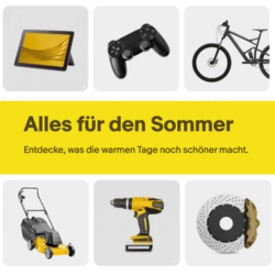 eBay: 10 – 20% Rabatt auf ausgewählte Sommer-Highlights aus vielen Kategorien