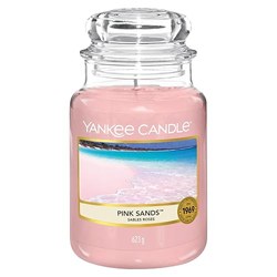 Yankee Candle Pink Sands Duftkerze im Glas (groß, bis 150 Std.) für 20,60€ statt 29,28€