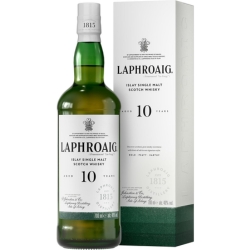 Laphroaig 10 Jahre Islay Single Malt Scotch Whisky (0,7l) für 31,34€ (Vergleich: 38,78€)