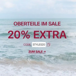 s.Oliver: 20% Extra-Rabatt auf Oberteile im Sale