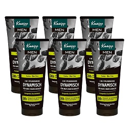 Kneipp MEN 3 in 1 Dynamisch Pflegedusche (6 x 200 ml) für 11,83€ (Vergleich: 16,48€)