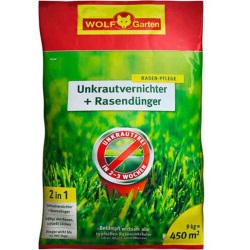 WOLF-Garten 2-in-1: Unkrautvernichter + Rasendünger SQ 450 für 39,50€ (Vergleich: 49,86€)