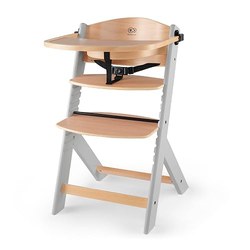 Kinderkraft ENOCK Hochstuhl & Kinderstuhl 2in1 (Buchenholz, grau) für 61,25€ statt 71,91€
