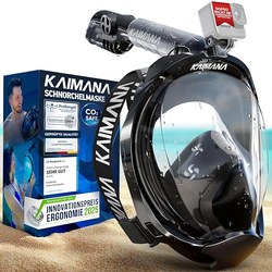 KAIMANA Vollgesichts-Schnorchelmaske (Erwachsene, CO2-sicher) für 37,99€ statt 47,99€
