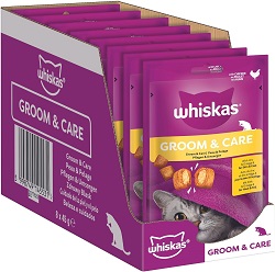 Whiskas Groom & Care Katzensnacks (8x45g) für 7,30€ (Vergleich: 10,16€)