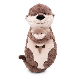NICI Otter Oda & Odalina 2-in-1 Kuschelkissen (40 x 20 cm) für 18,22€ statt 23,17€