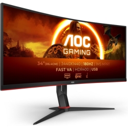 AOC CU34G2XPD/BK 34 Zoll Curved Gaming Monitor für 259,00€ (Vergleich: 354,67€)