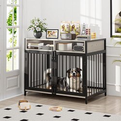Gimars Indoor-Tierbox im Möbelstil (94×58×63 cm, mit Schublade) für 80,28€ dank Code