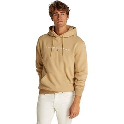 Tommy Jeans Herren Hoodie Linear Logo (Terracotta Red, Regular Fit) für 35,95€ statt 58,14€