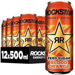 Rockstar Energy Drink Blood Orange Zero (12 x 0,5 l Dosen) für 9,00€ im Spar-Abo – 0,75€ pro Dose