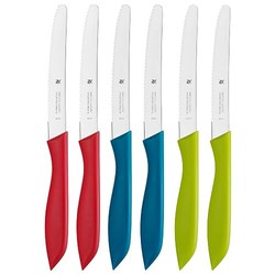 WMF Classic Line Frühstücksmesser Set 6-teilig (bunt, Wellenschliff) für 16,99€ statt 18,90€