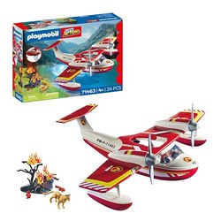 PLAYMOBIL 71463 Feuerwehrflugzeug mit Löschfunktion (schwimmfähig, ab 4 Jahren) für 22,89€ statt 29,91€