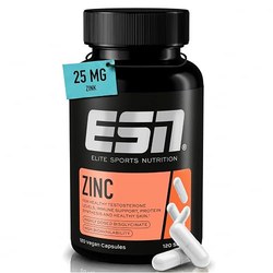 ESN Zinc 120 Kapseln (25 mg Zinkbisglycinat, vegan) für 5,16€ dank Spar-Abo + Coupon statt 14,40€