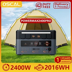 OSCAL PowerMax2400 Pro Powerstation (2016 Wh, 2400 W, LiFePO4) für 513,26€ statt 899€ dank Code bei AliExpress