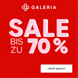Galeria: großer Sale mit bis zu 70% Rabatt auf rund 1 Millionen Artikel