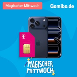 iPhone 17 Pro (256 GB) für 519€ + Telekom MagentaMobil S (30 GB) für 39,95€/Monat + 279,95€ Cashback