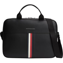 Tommy Hilfiger Herren Laptoptasche Metro mit Crossbody-Riemen (Schwarz) für 63,46€ statt 99€