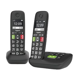 Gigaset E290A DUO – 2 schnurlose Senioren-DECT-Telefone mit Anrufbeantworter für 49,99€ statt 63,79€