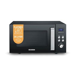 Severin 2-in-1 Mikrowelle mit Grill (25 L, Glasboden ohne Drehteller, MW 7763) für 116,49€ statt 143,28€