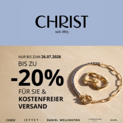 Christ: bis zu 20% Rabatt auf Damen-Accessoires + kostenfreier Versand