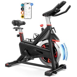 MERACH Heimtrainer Fahrrad (Indoor Cycling Bike, 16 Magnetstufen, App, bis 136 kg) für 118,99€ dank Code