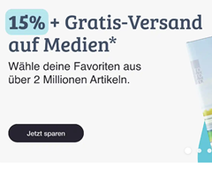 rebuy: 15% Rabatt + kostenloser Versand auf gebrauchte Medien ab 35€ mit Code MEDIENJULI15