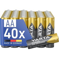 VARTA AA Batterien Power on Demand (40 Stück, Alkaline, 1,5V) für 12,61€ statt 19,99€
