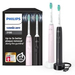 Philips Sonicare 3100 Schallzahnbürste im 2er-Pack (HX3675/15, Andruckkontrolle, Timer) für 47,49€ statt 54,43€