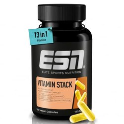 ESN Vitamin Stack Multivitamin (13 Vitamine, 120 Kapseln = 4 Monate) für 11,34€ statt 18,48€