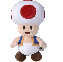 Nintendo Super Mario Plüsch Toad für 5,99€ (Vergleich: 12€)
