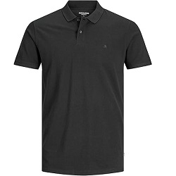 JACK & JONES Male Poloshirt Einfarbig für 14,99€ (Vergleich: 18,93€)