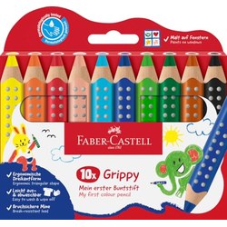 Faber-Castell Grippy 10er Jumbo-Buntstifte für 15,18€ statt 19,05€