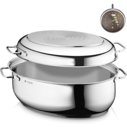 WMF Bräter mit Deckel backofengeeignet, 8,5l für 85,32€ (Vergleich: 116,95€)