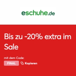 eSchuhe: bis zu 20 % Extra-Rabatt im Sale