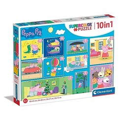 Clementoni Supercolor Puzzle 10 in 1 Peppa Pig für 7,99€ (Vergleich: 17,47€)