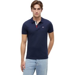Tommy Jeans Herren Poloshirt Slim Fit (Blau) für 33,56€ (Vergleich: 37,90€)