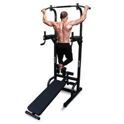 SPORTINATOR Abderos Power Tower (Klimmzug/Dip/Schrägbank) für 60,50€ inkl. Versand (Vergleich: 139,99€)
