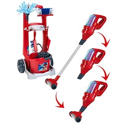 Theo Klein Vileda Besenwagen mit Kinder-Staubsauger für 19,99€ statt 39,99€