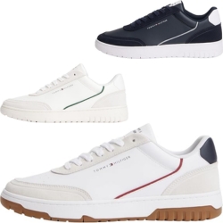 Tommy Hilfiger Herren Th Basket Core Leather Suede Mix Low Top Sneaker ab 56,69€ (Vergleich: 99,99€)