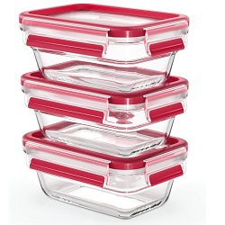 EMSA Clip & Close Glas Frischhaltedose, rechteckig, 0,45 L für 14,99€ (Vergleich: 21,14€)