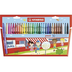 STABILO – Filzstift – power | 30er Pack für 7,59€ (Vergleich: 11,73€)