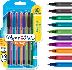 Paper Mate InkJoy Kugelschreiber (10 Stück, Fun-Farben) für 2,75€ (Vergleich: 4,99€)