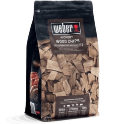 Weber Hickory-Räucherchips, Würziges Aroma mit starker Rauchintensität, 0,7 kg für 3,99€ (Vergleich: 6,99€)