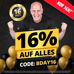 SportSpar: 16% auf alles mit Code BDAY16 – nur bis 28.07. um 02:00 Uhr