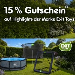 Netto: 15 % Rabatt auf Outdoor-Highlights von Exit Toys